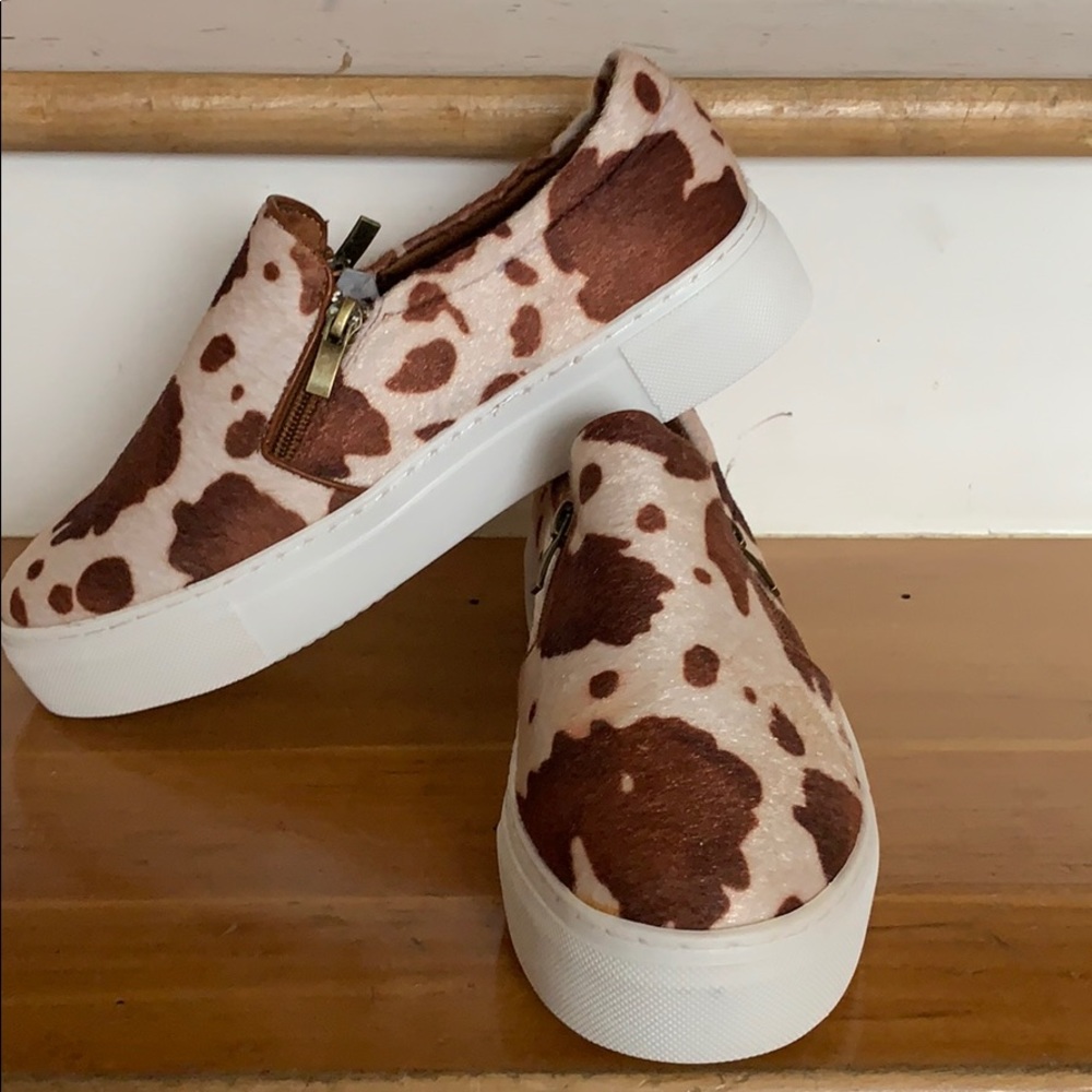 Cow Hide Sneakers 🐮